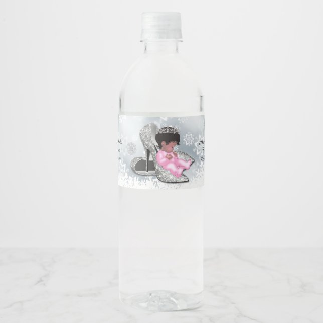 Baby shower Étiquettes de bouteille d'eau, Baby sh (Devant)