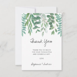 Baby shower Eucalyptus Merci vert