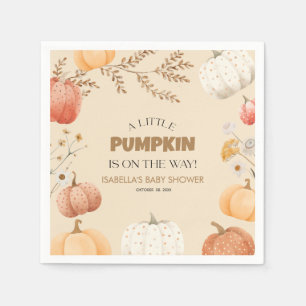 Baby Shower Fall Pumpkin Serviette