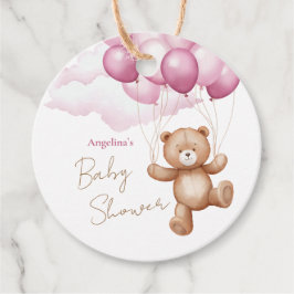 Baby Shower Favor Tags Geschenkanhänger