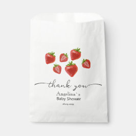 Baby shower Favoriser Sacs Fraises Sucrées