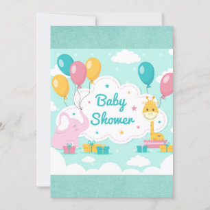 Baby Shower Feier Einladung