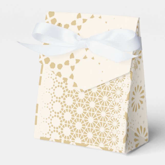 Baby Shower Fevor Box mit Ribbon Geometric & Baby Geschenkschachtel (Vorderseite)