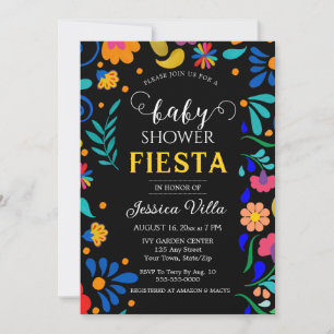 Baby shower Fiesta Invitation du Parti Mexicain