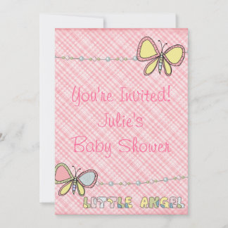 Baby shower - fille - invitation d'album