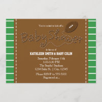 BABY SHOWER FOOTBALL Sports Party Einladung