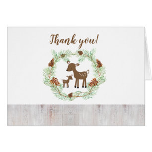 Baby shower forestier des cerfs de forêt de Woodla