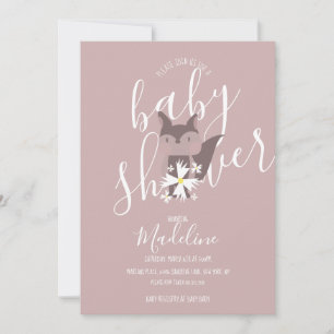 Baby Shower Fuchs Bohemian Einladung