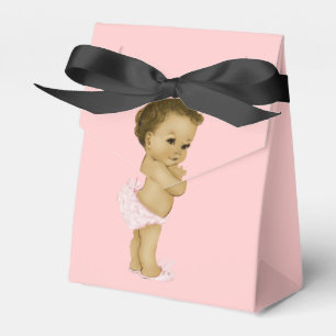 Baby Shower für ein afrikanisch-amerikanisches Mäd Geschenkschachtel
