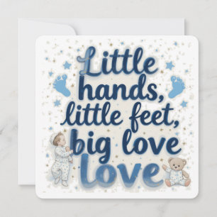 Baby Shower für kleine Füße Save The Date