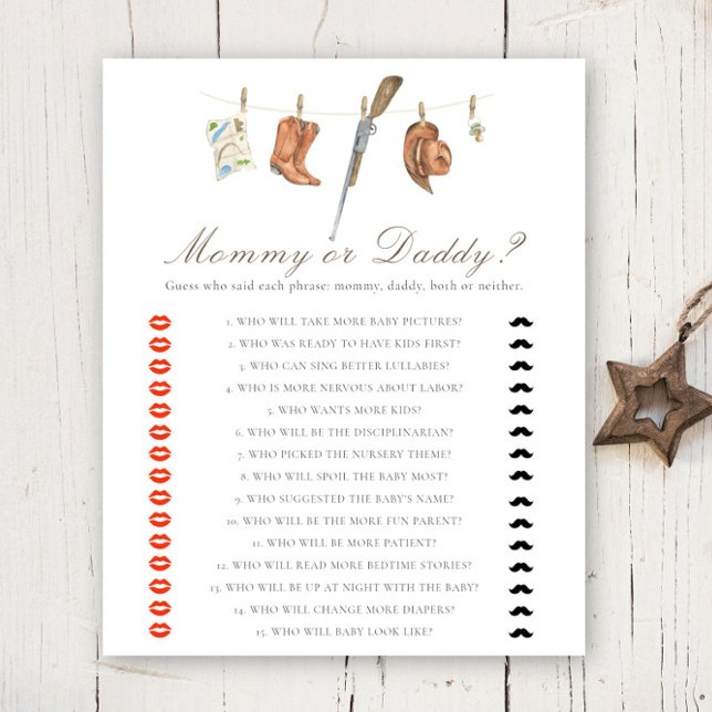 Baby- Shower für kleinen Jäger - Mummy oder Daddy  (Von Creator hochgeladen)