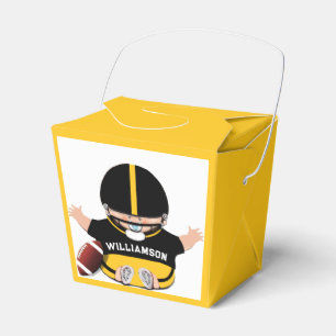 Baby-Shower-Fußball-Thema Geschenkschachtel