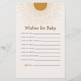 Baby Shower Game kommt hier der Sohn wünscht sich