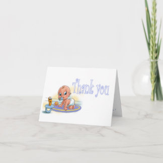 Baby shower garçon - Merci