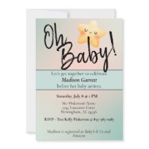 Baby Shower Gender Neuteral Einladung