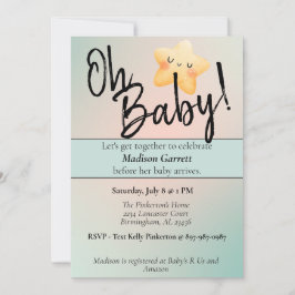 Baby Shower Gender Neuteral Einladung