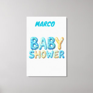 Baby-Shower-Geschenk Leinwanddruck
