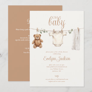 Baby Shower Geschenke für alle - Alles in einem Einladung