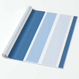 Baby-Shower-Geschenkpapier Baby-Blues-Streifen Geschenkpapier