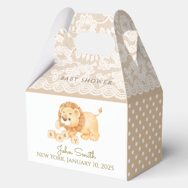 BABY SHOWER GESCHENKSCHACHTEL (Vorderseite)