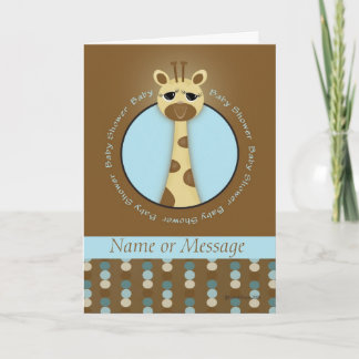 Baby shower Giraffe Modèle