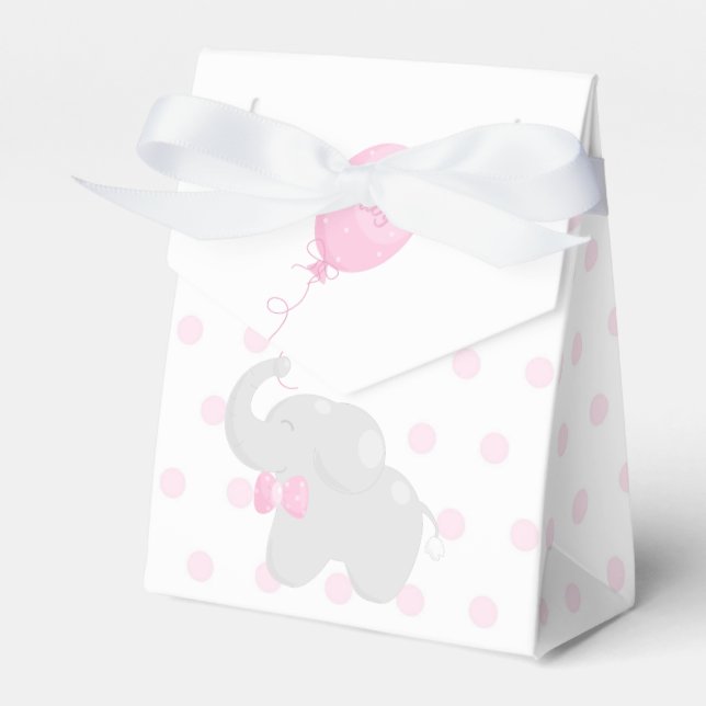 Baby Shower Girl Pink Geschenkschachtel (Vorderseite)