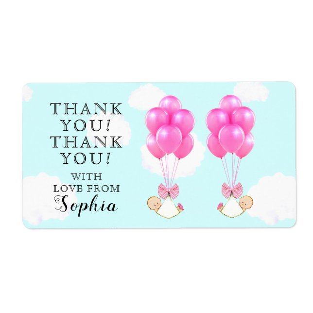 Baby Shower Girl Twins (Vorne)