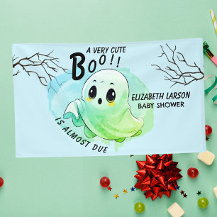 Baby Shower Halloween Blaues Thema Süße Party Banner
