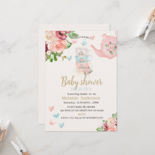 Baby shower high tea Invitation