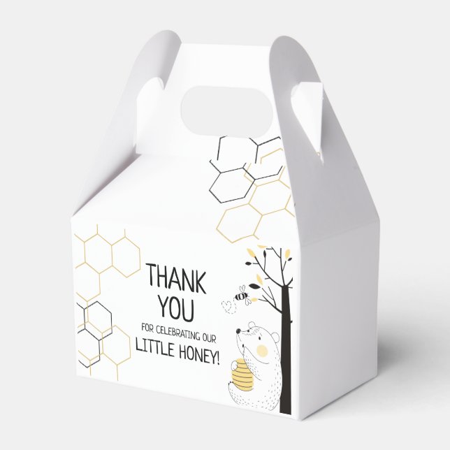 BABY SHOWER, HONEY, GASTGESCHENK GESCHENKSCHACHTEL (Vorderseite)
