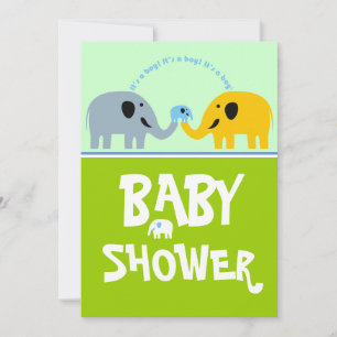 Baby Shower Invitation Boy Einladung