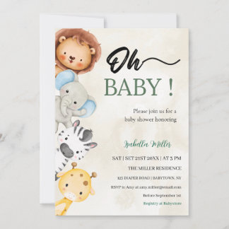 Baby Shower Invitation –Customizable
