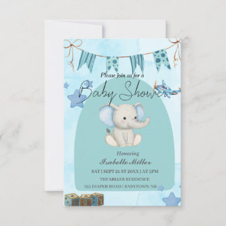Baby Shower Invitation for Boy –Customizable Einladung