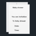 Baby shower invitation  save the date<br><div class="desc">Baby shower invitation</div>
