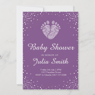 Baby shower invitation unisex