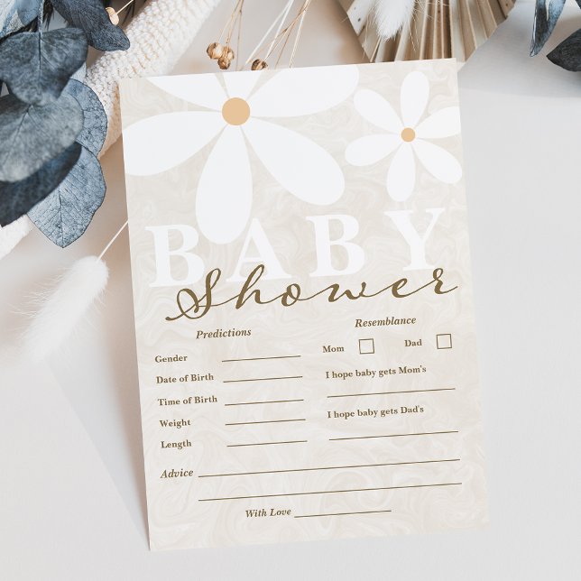 Baby shower Jardin de marais Cartes de prédictions (Créateur téléchargé)