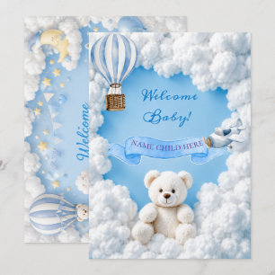 Baby Shower Karte Willkommen Baby!