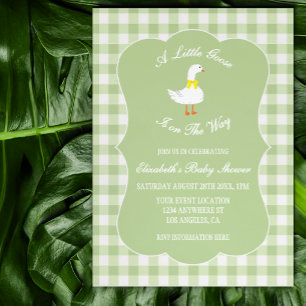 Baby Shower Kleine Gans Acryleinladungen