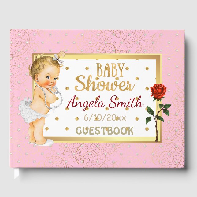 Baby shower Livre d'invité (Recto)