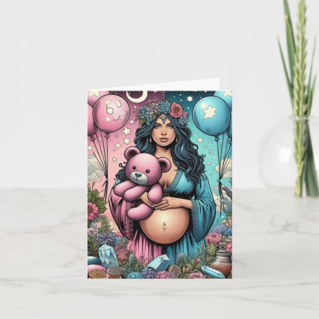 Baby shower magique | Révélation de genre (Devant)