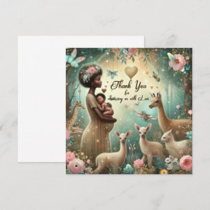 Baby shower Merci Cartes Douche avec amour