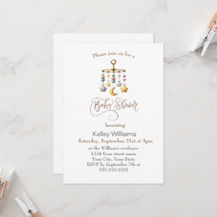 Baby shower Mobile Invitation