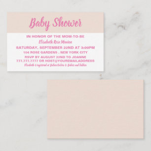 Baby shower moderne et élégant Invitation de bille