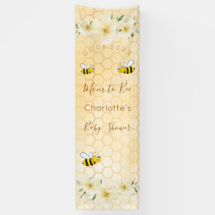 Baby Shower Mutter zu Bienen Hummelwabb Banner
