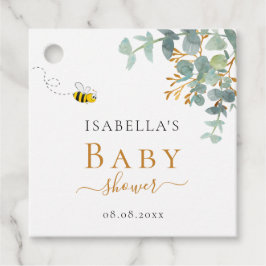 Baby Shower Mutter zu eucaluptus Drehbuch Geschenkanhänger