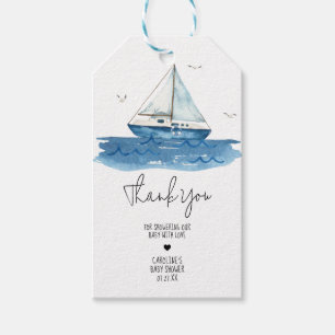 Baby shower nautique Favoriser les étiquettes