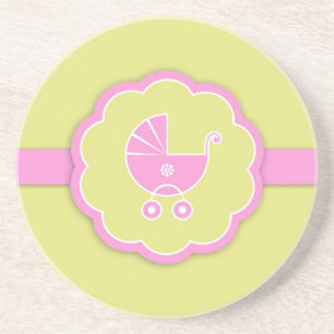 Baby shower Nouveau Dessous de verre bébé fille