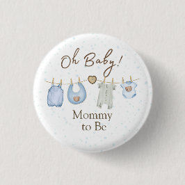 Baby Shower Oh Baby! Button