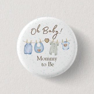 Baby Shower Oh Baby! Button