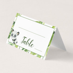 Baby shower Panda et Bambou Anniversaire Numéro de